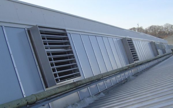 Louvered Vent on roof